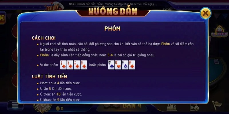 Game Phỏm online Rikvip cấu hình cực nét